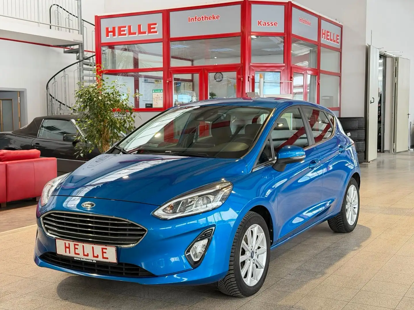 Ford Fiesta Titanium *Sitz-Scheiben-Heizung+Carplay* Blau - 1