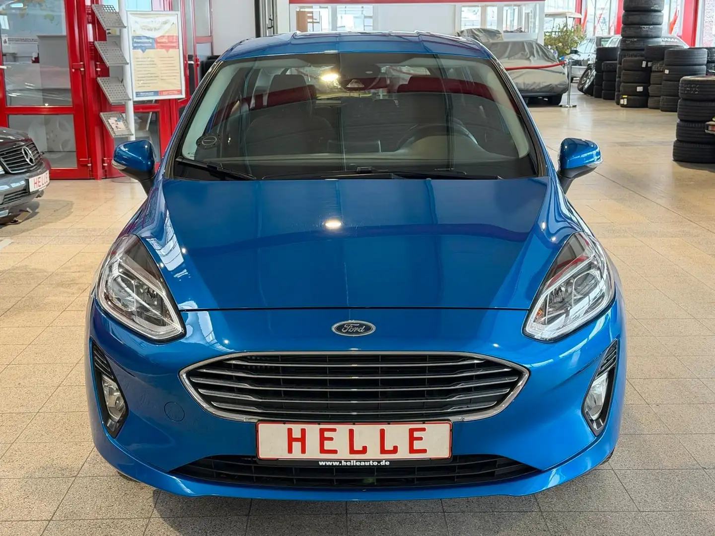 Ford Fiesta Titanium *Sitz-Scheiben-Heizung+Carplay* Blau - 2