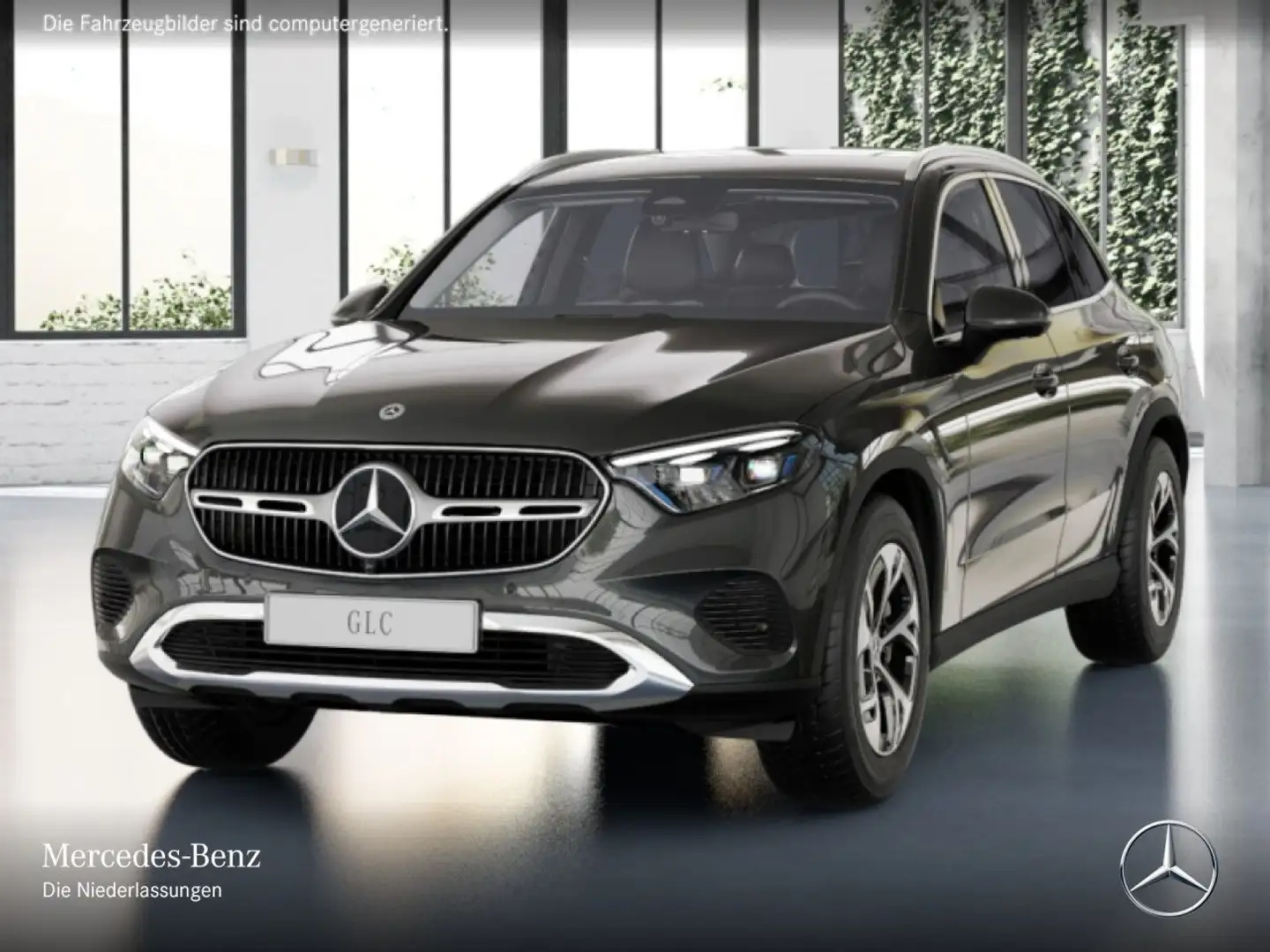 Mercedes-Benz GLC 300 e 4M AVANTG+360+AHK+TOTW+KEYLESS+9G Grau - 2