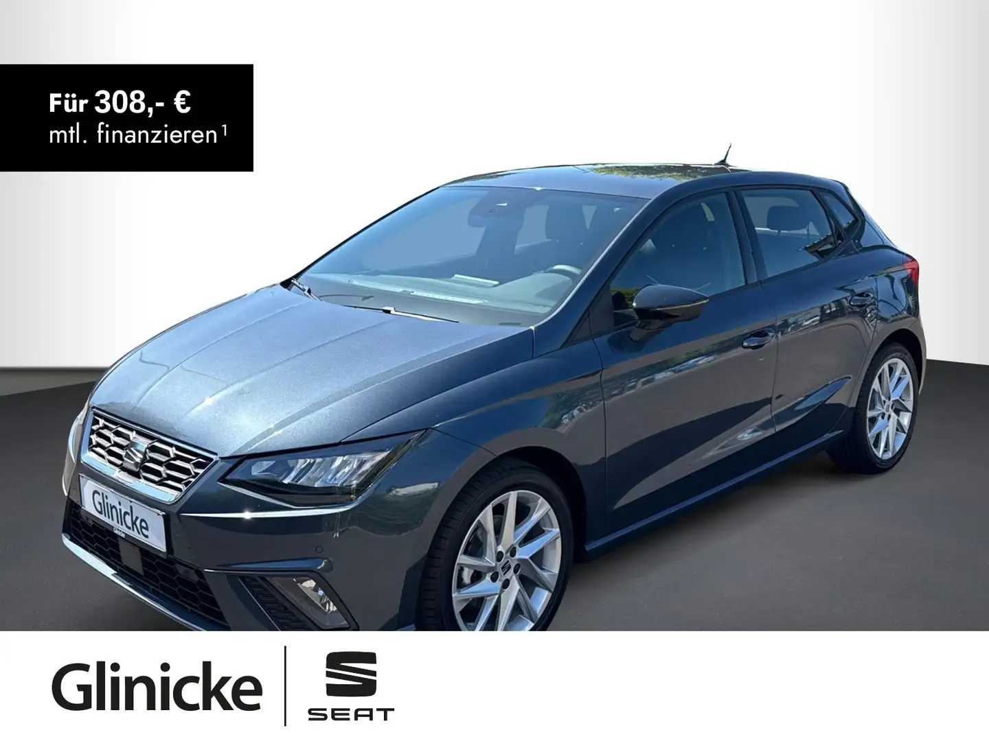 SEAT Ibiza FR 1.0 TSI RFK, NAVI, FULL LINK Grau - 1