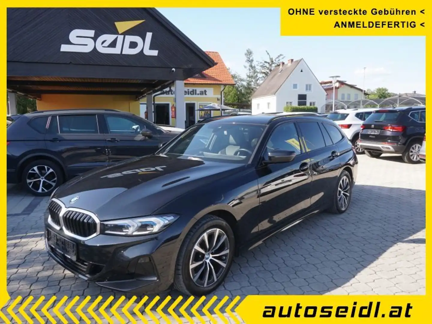 BMW 318 d Touring Aut. *LED+WIDESCREEN+NAVI* Schwarz - 1