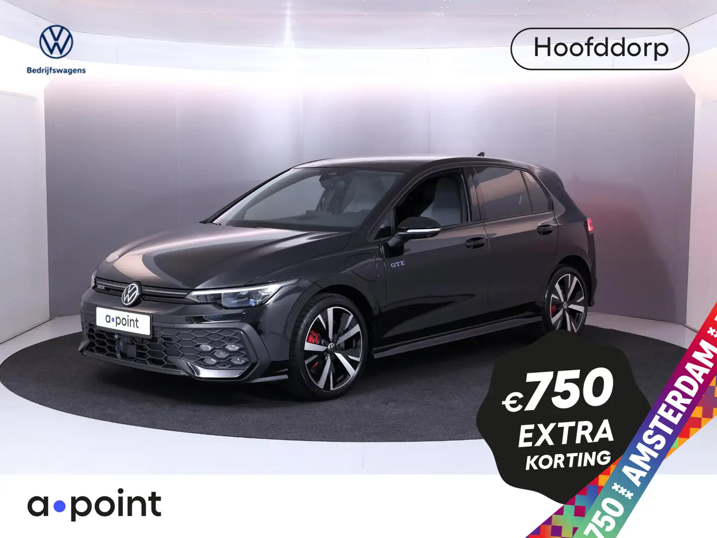 Volkswagen Golf GTE 1.5 eHybrid 200 kW / 272 pk Hatchback 6 versn. Negro - 1