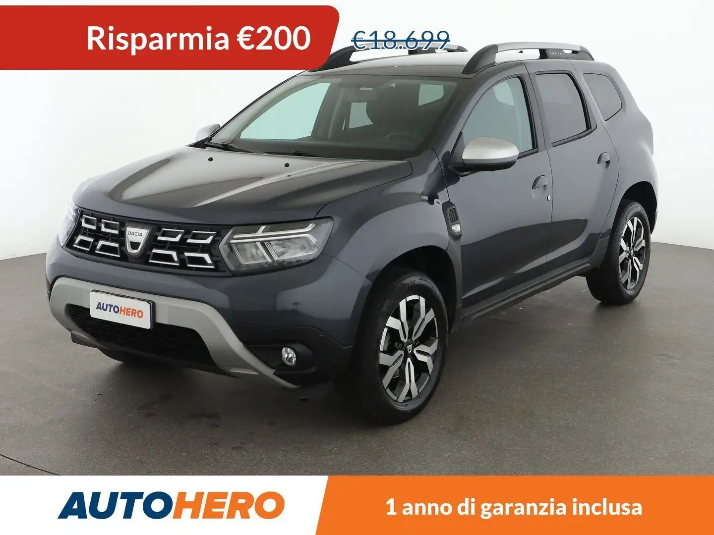 Dacia Duster 1.5 Blue dCi Prestige Up 115 CV Grigio - 1