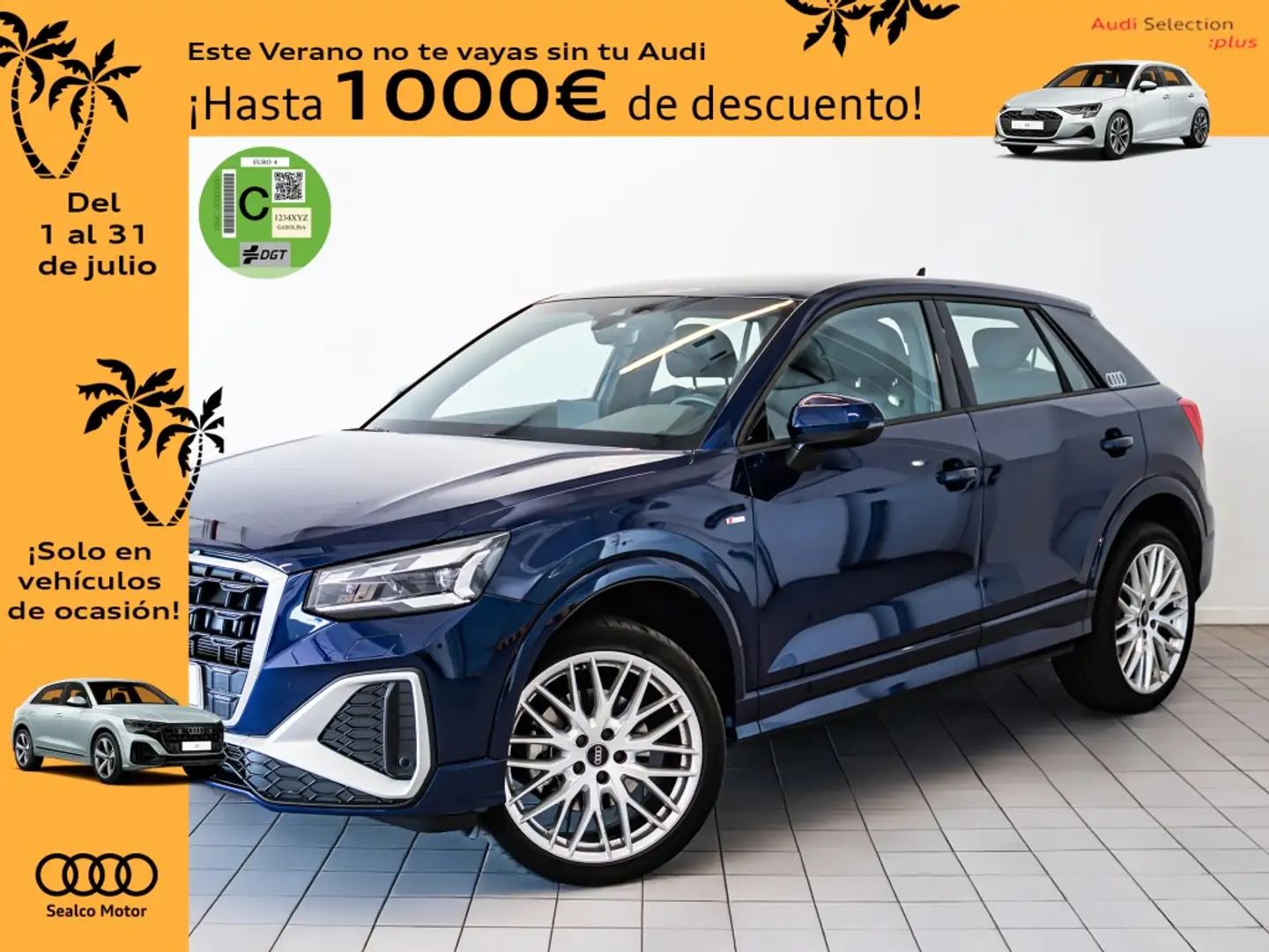 Audi Q2 30 TDI Adrenalin S tronic 85kW Blau - 1