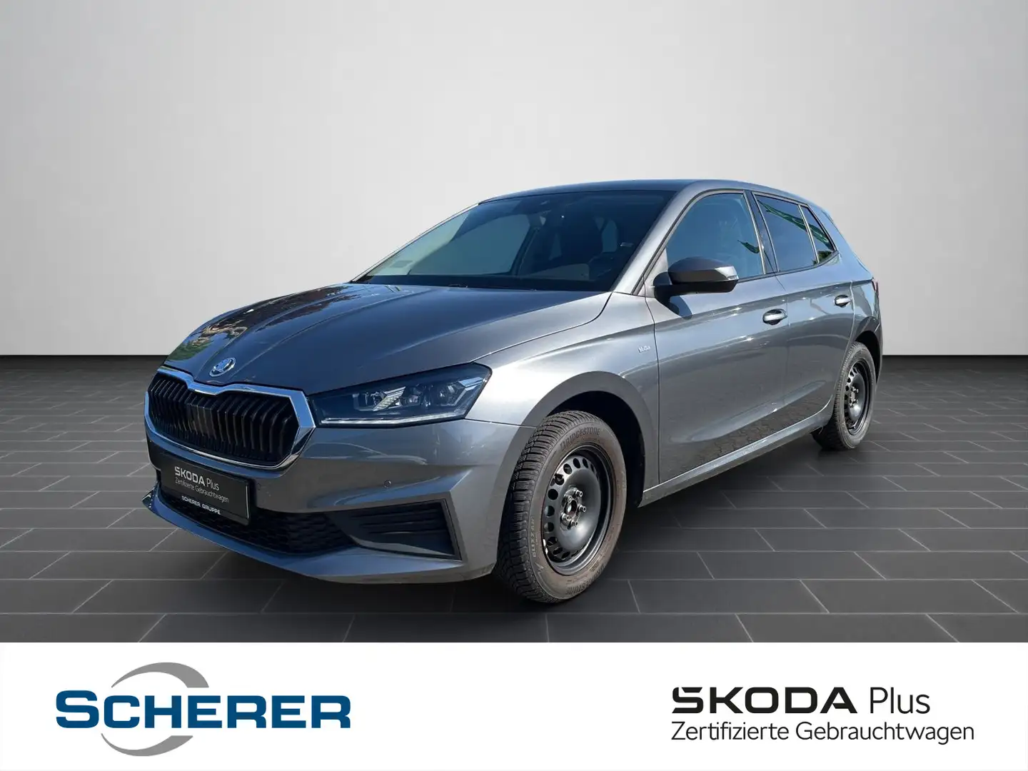 Skoda Fabia 1.0 TSI Tour SHZ, Sunset, LED, PDC Grau - 1