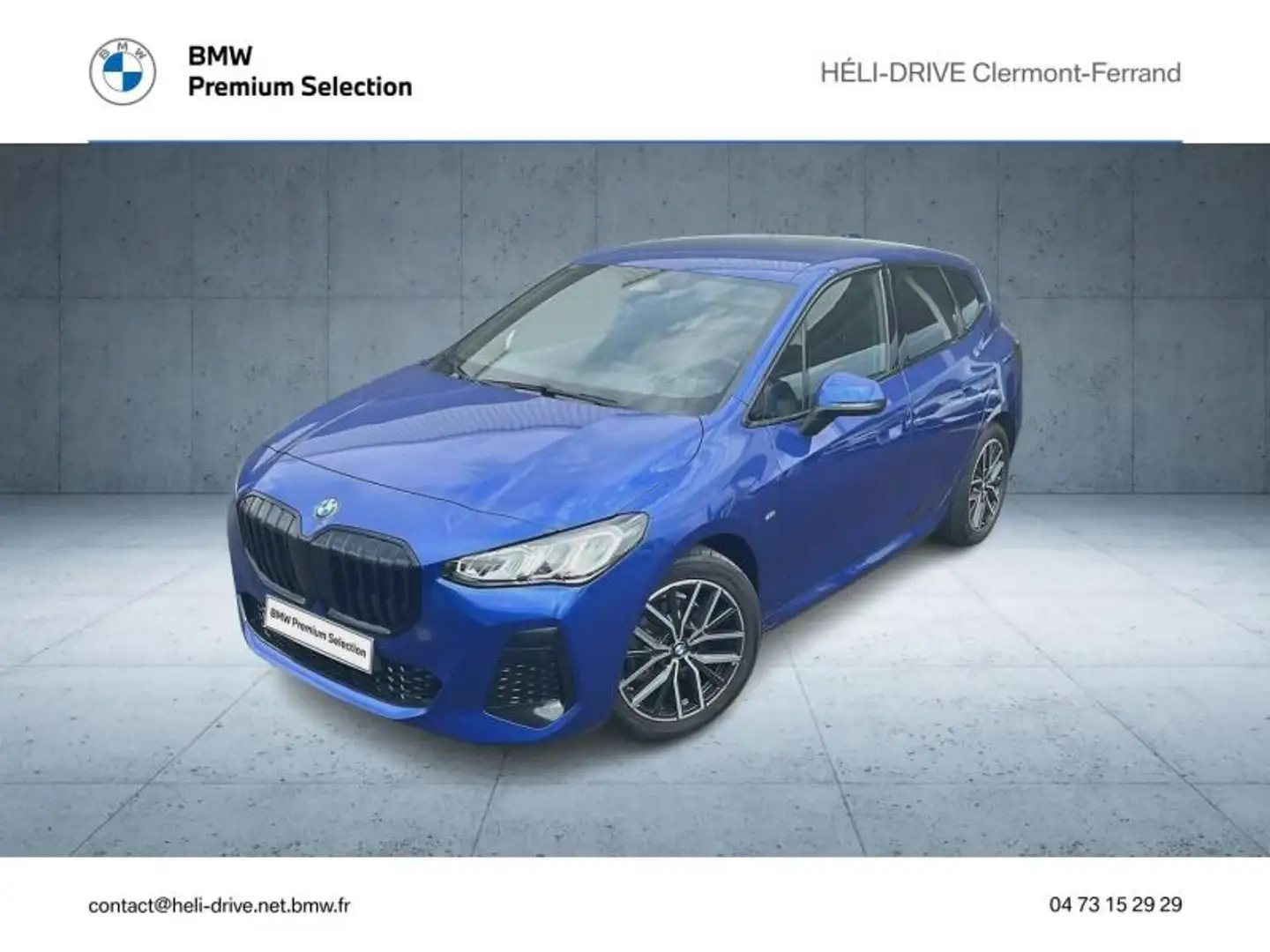 BMW 220 220i 170ch M Sport DKG7 Bleu - 1