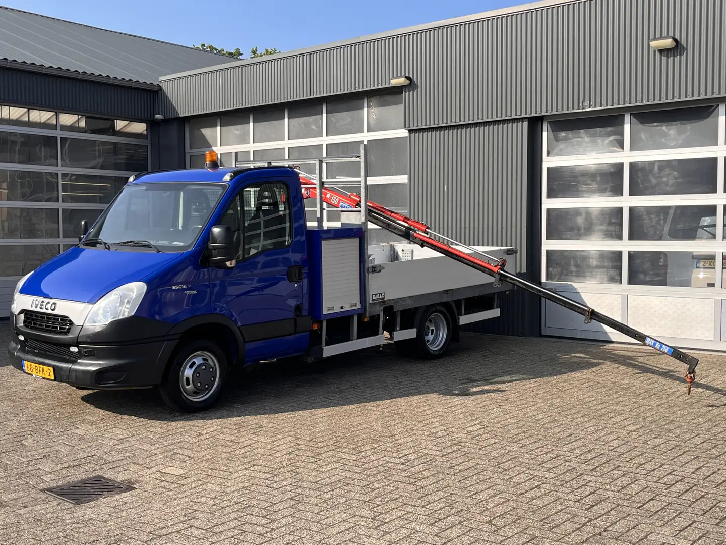 Iveco Daily 35C14G 345 CNG Aardgas ( natural Gas ) benzine Pic Blauw - 2
