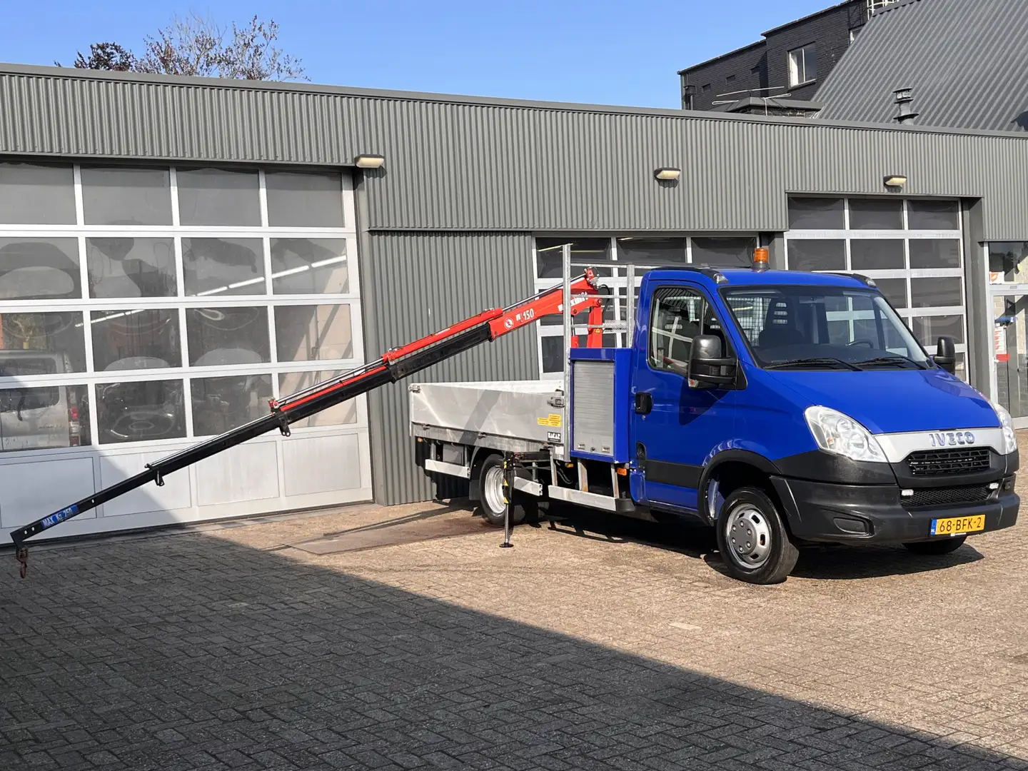 Iveco Daily 35C14G 345 CNG Aardgas ( natural Gas ) benzine Pic Blauw - 1