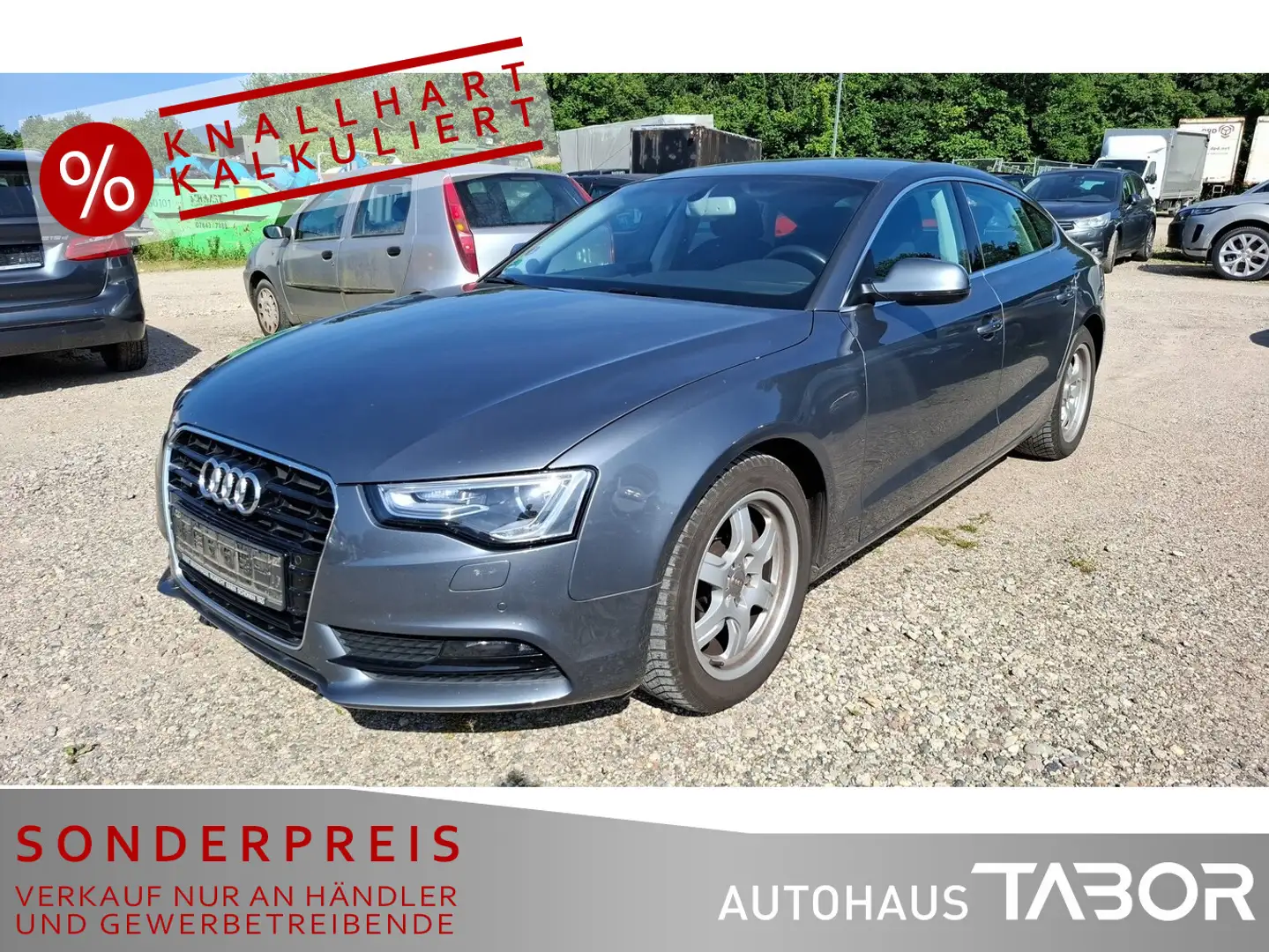 Audi A5 Sportback 2.0 TFSI qu. Nav Teilleder APS+ SHZ Grau - 1