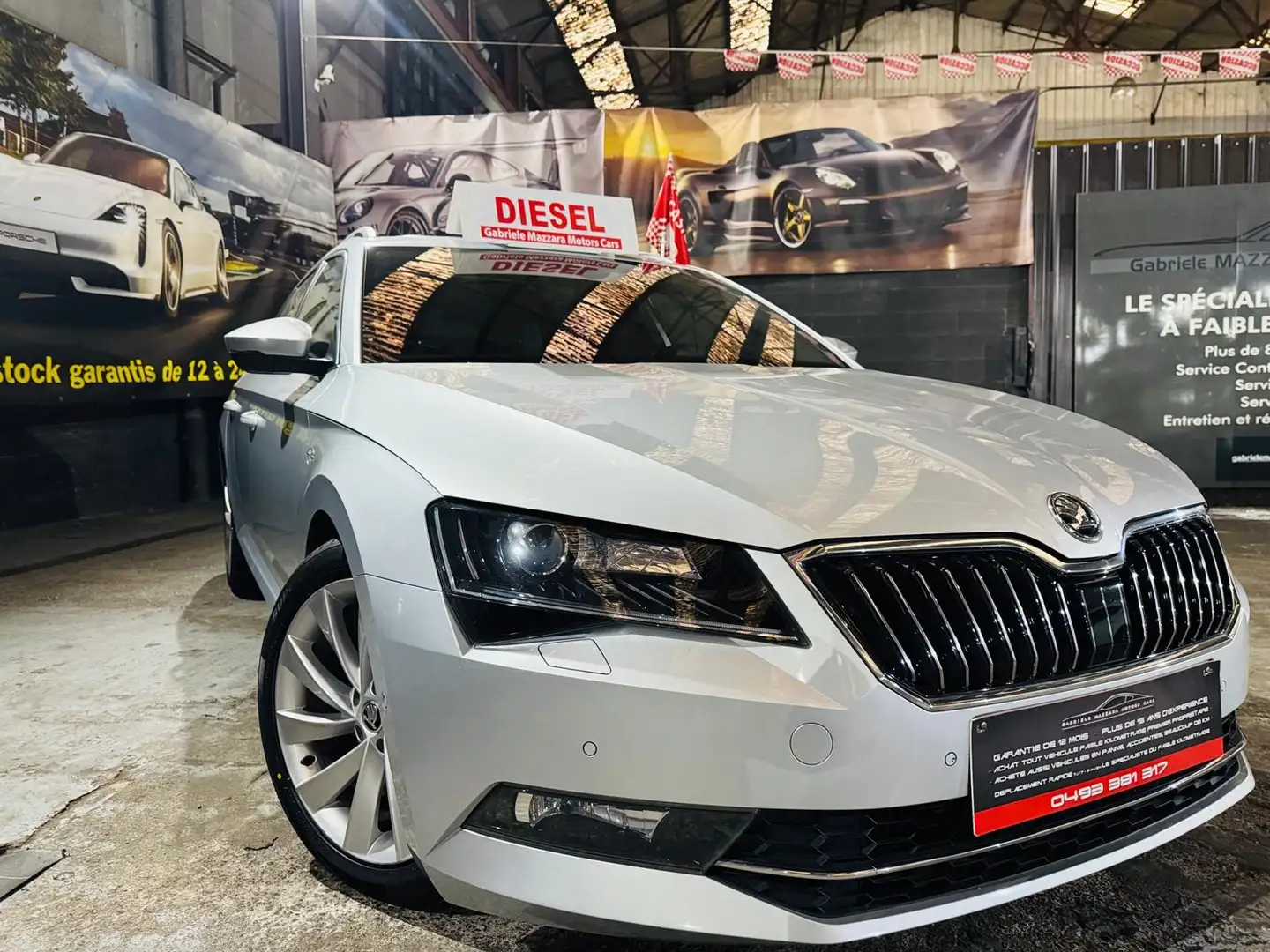 Skoda Superb LK 2.0TDI DSG - Cuir - Pano - LED- Full - GARANTIE Argent - 2