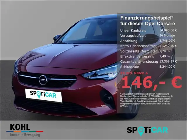 Opel Corsa-e Edit 136PS *SONDERPREIS* wg.div.Schäden-sh.Fotos L