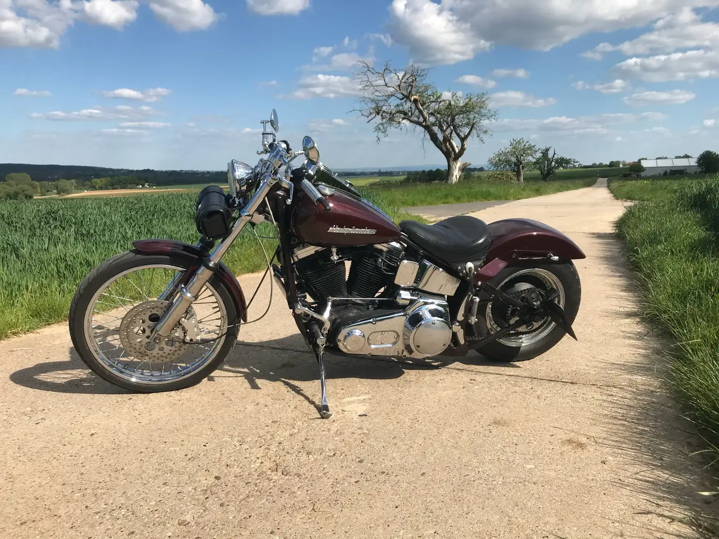 Harley-Davidson Softail FXSTC 1988 Evo 1340 Rojo - 2
