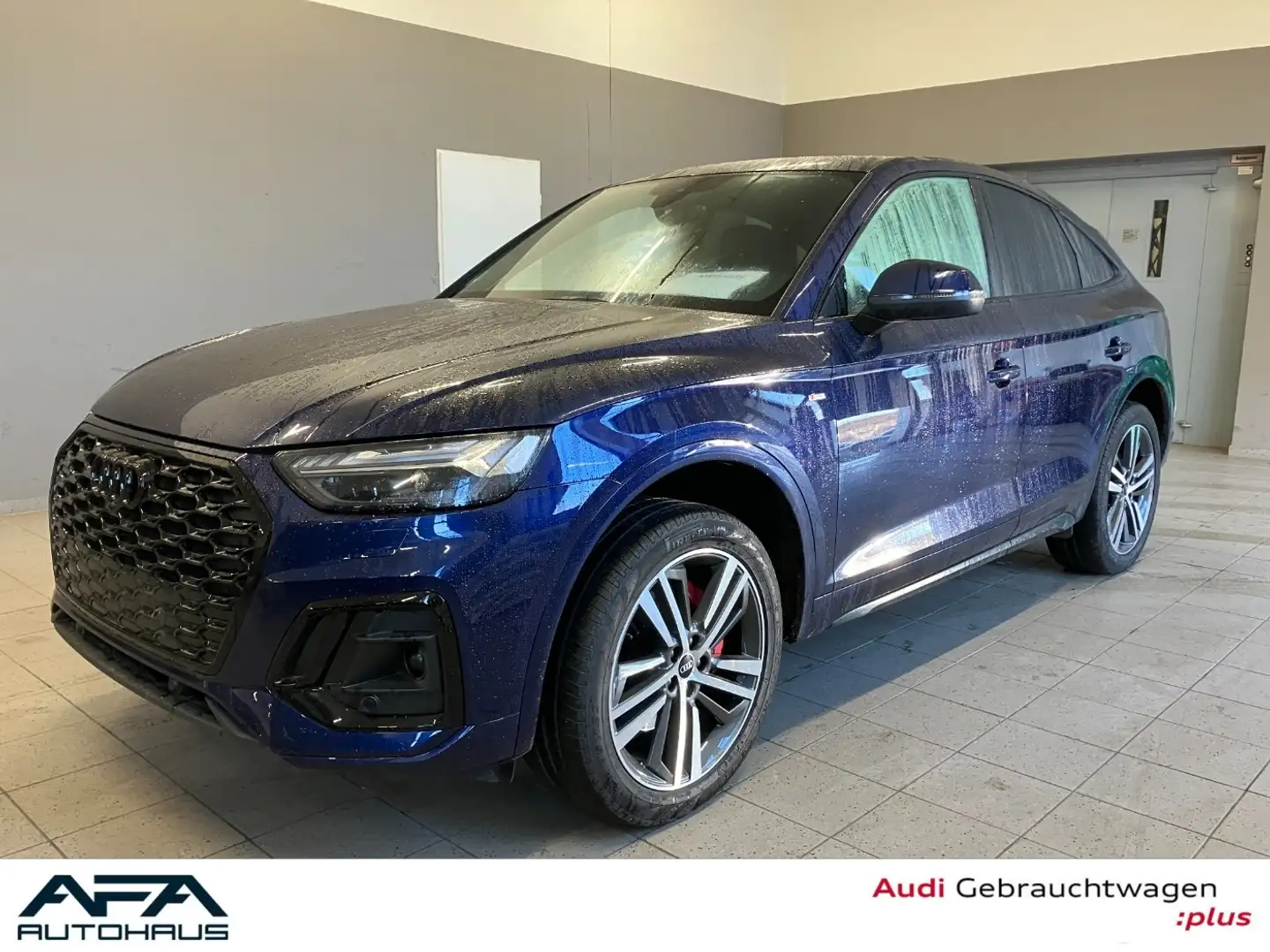 Audi Q5 Sportback 40 TDI quattro S tronic 2x S-Line*Matrix Blau - 1