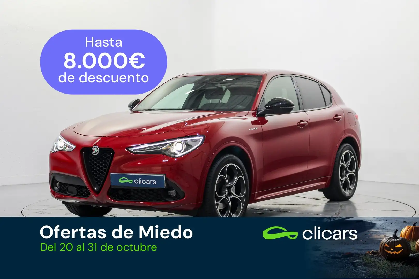 Alfa Romeo Stelvio 2.2 Veloce Q4 210 Aut. Rouge - 1