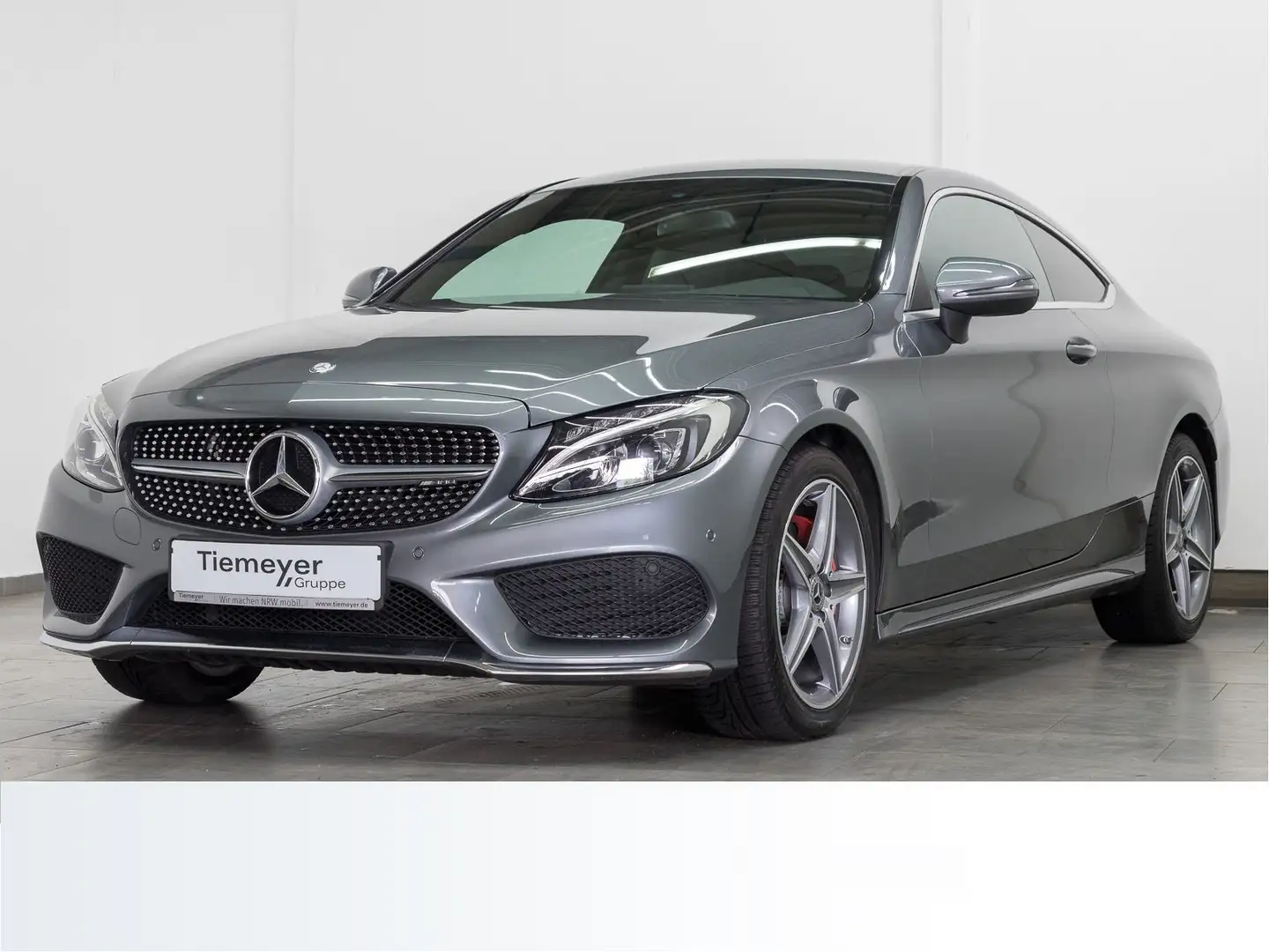Mercedes-Benz C 200 Coupe AMG LINE LED NAVI GRA LM Grau - 2
