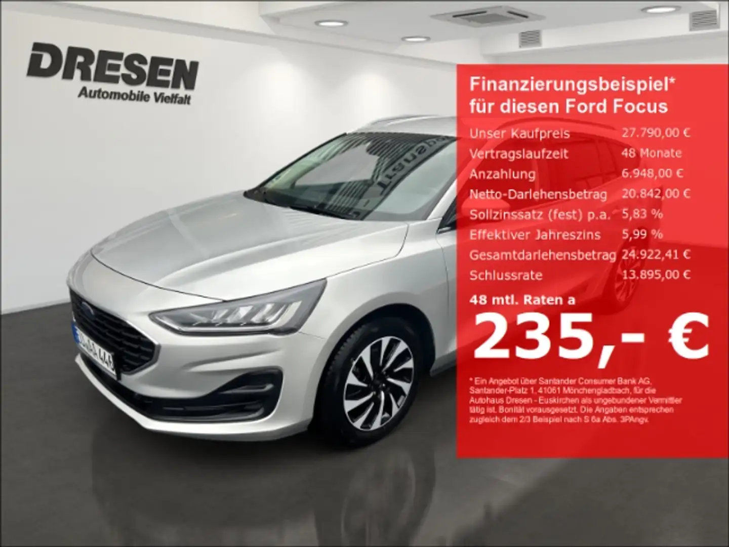 Ford Focus 1.0  EcoBoost Mild-Hybrid  Winterpaket/ LED/ PDC/ Silber - 1