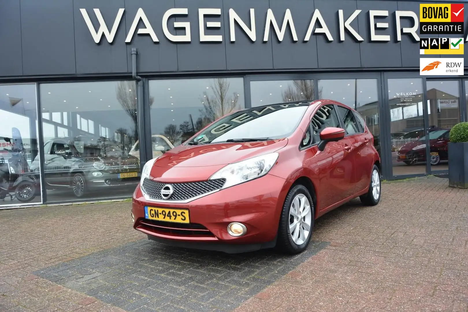 Nissan Note 1.2 Connect Edition Clima|PANORAMA|NAVI|360 Camera Rood - 1