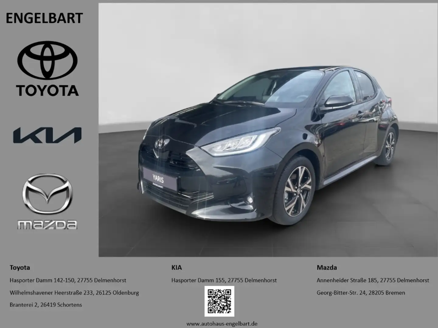 Toyota Yaris 1.5 Hybrid Teamplayer Comfort Paket Schwarz - 1