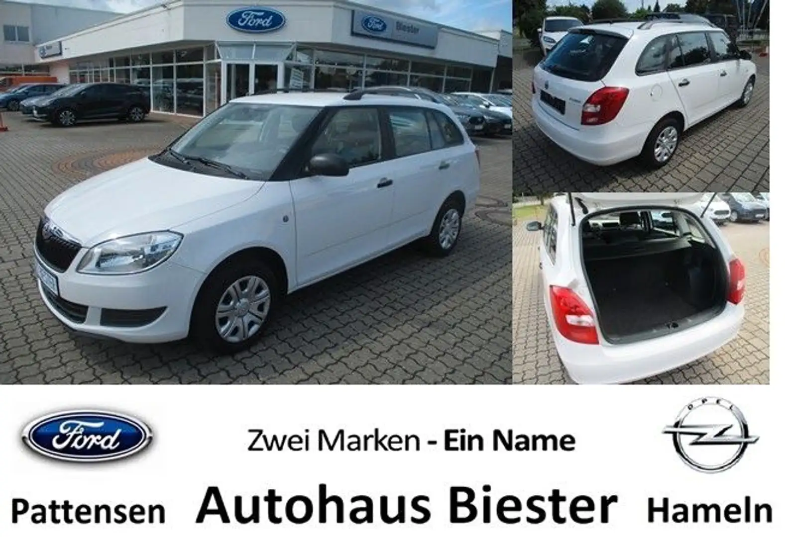 Skoda Fabia Combi Cool Edition Klima Weiß - 1