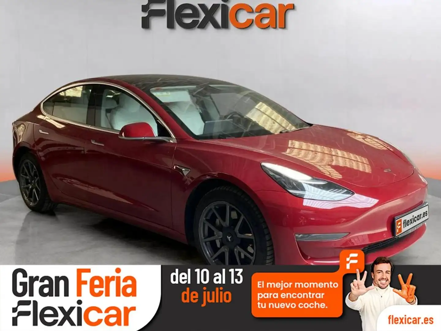 Tesla Model 3 Gran Autonomía AWD Burdeos - 1