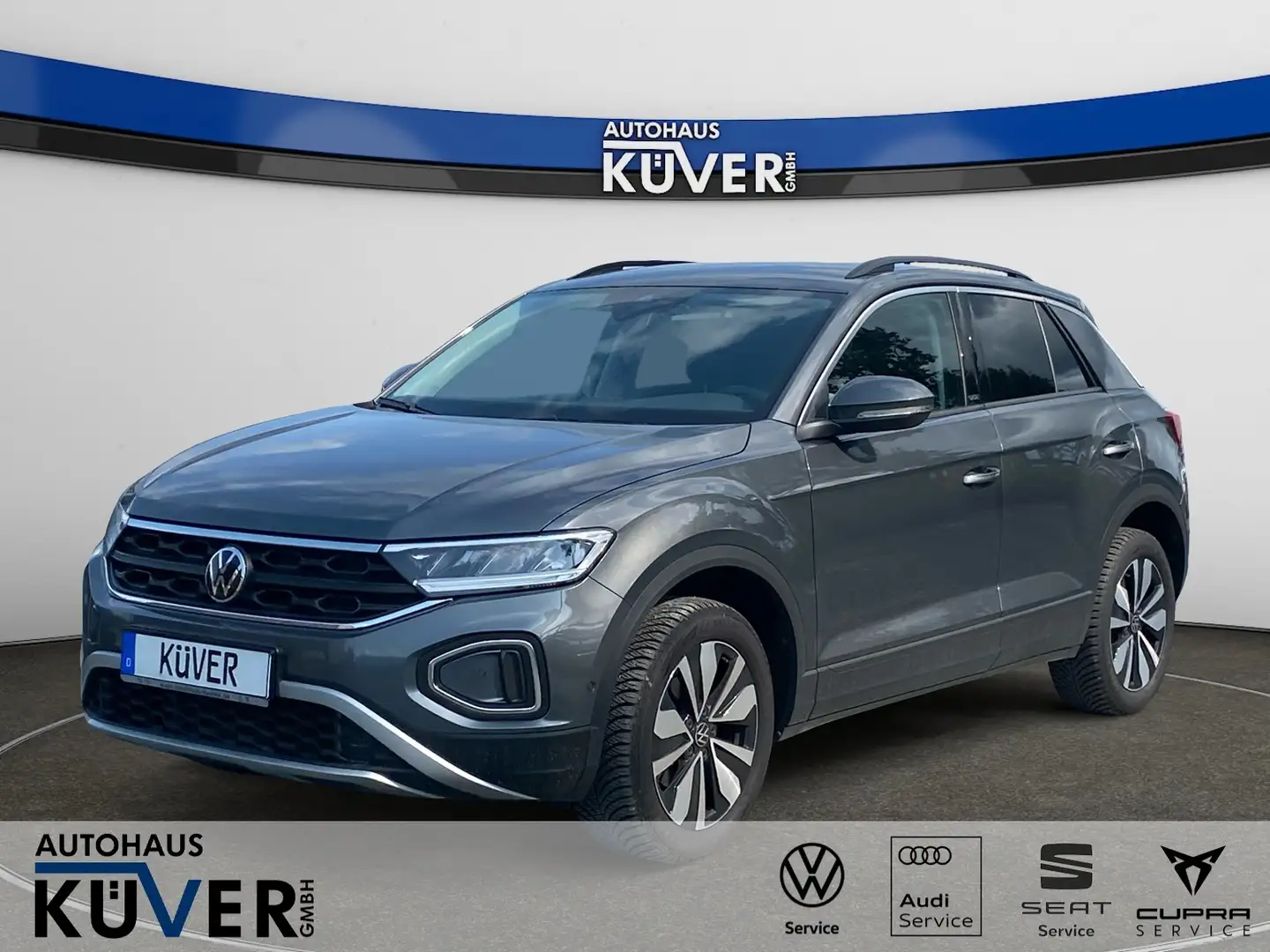 Volkswagen T-Roc Move 1,5 TSI DSG LED+ACC+Shzg.+AHK+17´´ Grau - 1