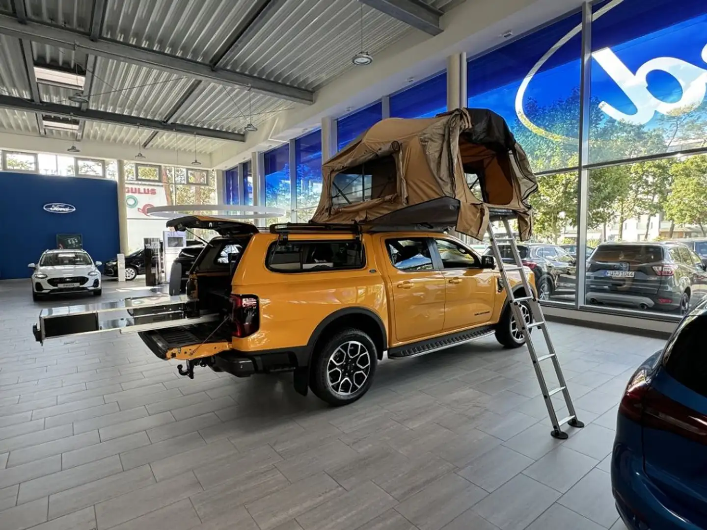 Ford Ranger Ranger DK Autm. Wildtrak *LED*NAVI*Küche*Zelt* Orange - 2