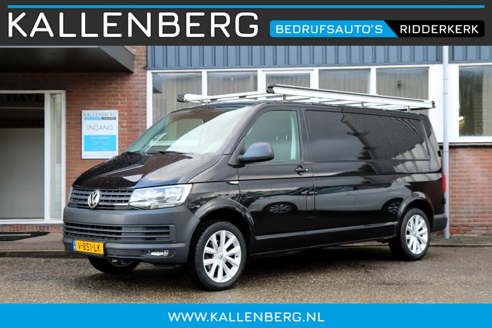 Volkswagen Transporter 2.0 TDI L2H1 Trendline / Imperiaal / App connect / Zwart - 1