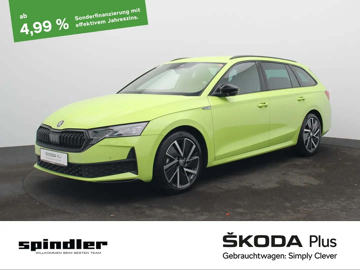 Skoda Octavia Combi Sportline 2.0TDI DSG/ Matrix, Navi Vert - 1