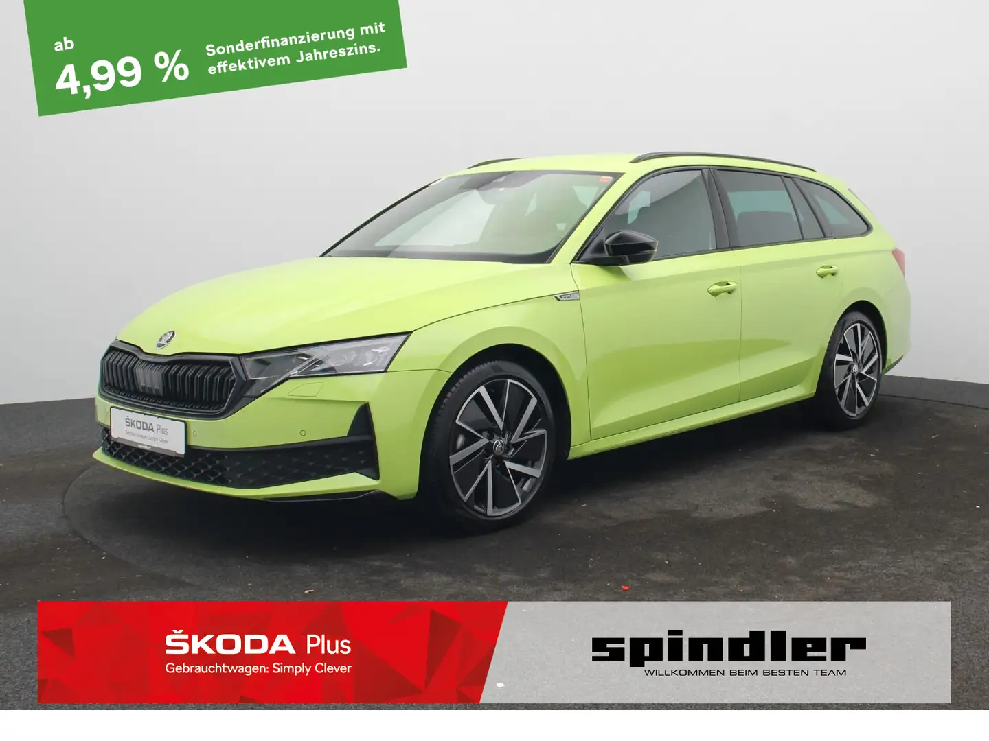 Skoda Octavia Combi Sportline 2.0TDI DSG/ Matrix, Navi Vert - 1