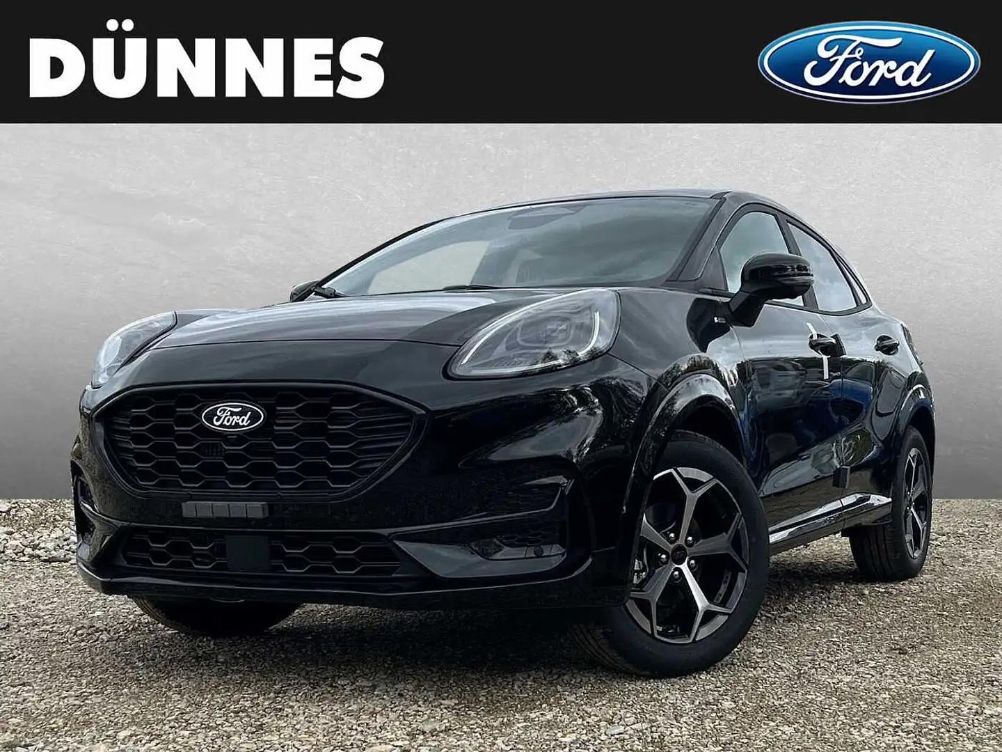 Ford Puma 1.0 EcoBoost Hybrid ST-LINE Schwarz - 1