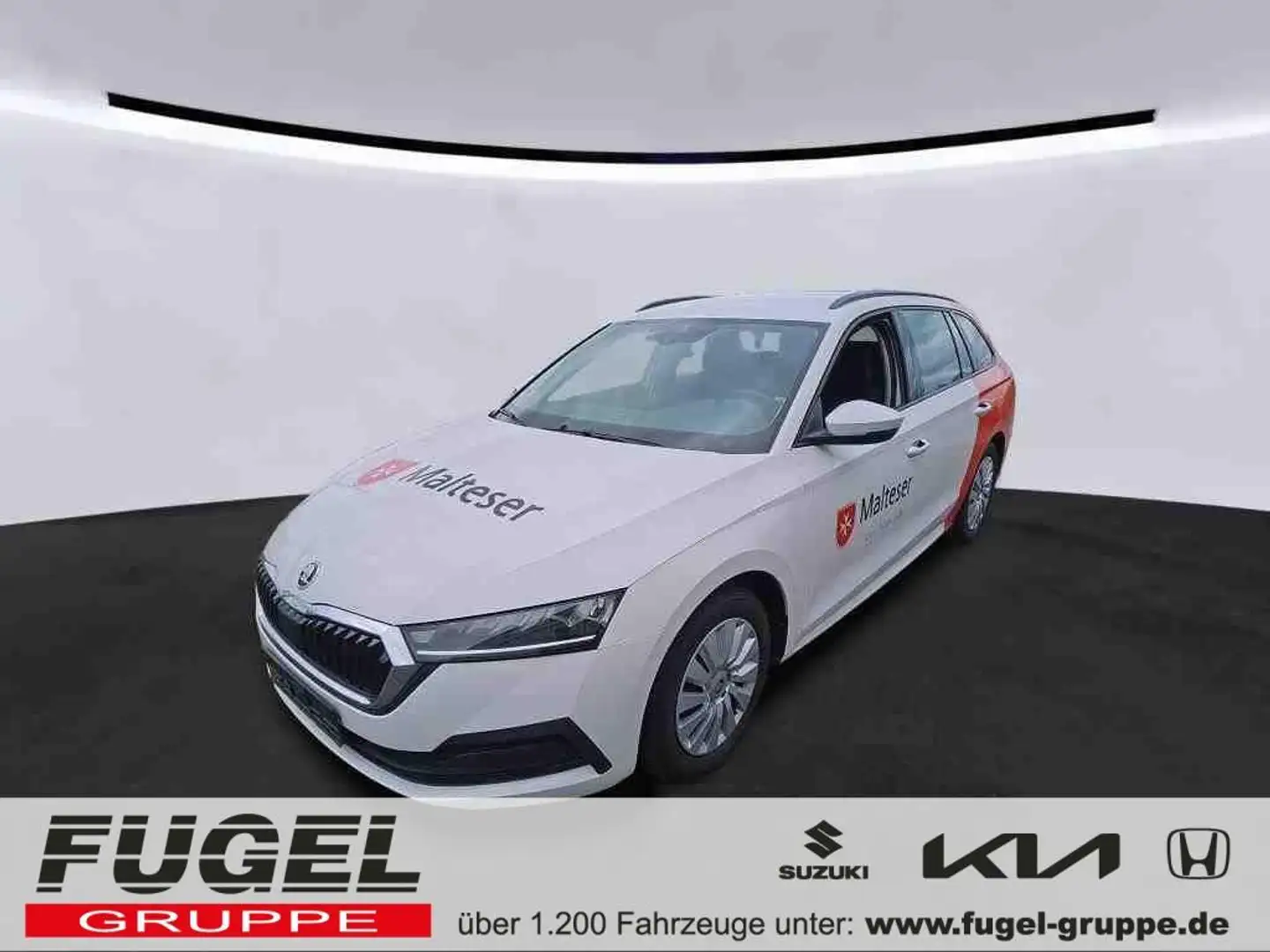 Skoda Octavia Combi 2.0 TDI Active LED|PDC|Android Auto Weiß - 1