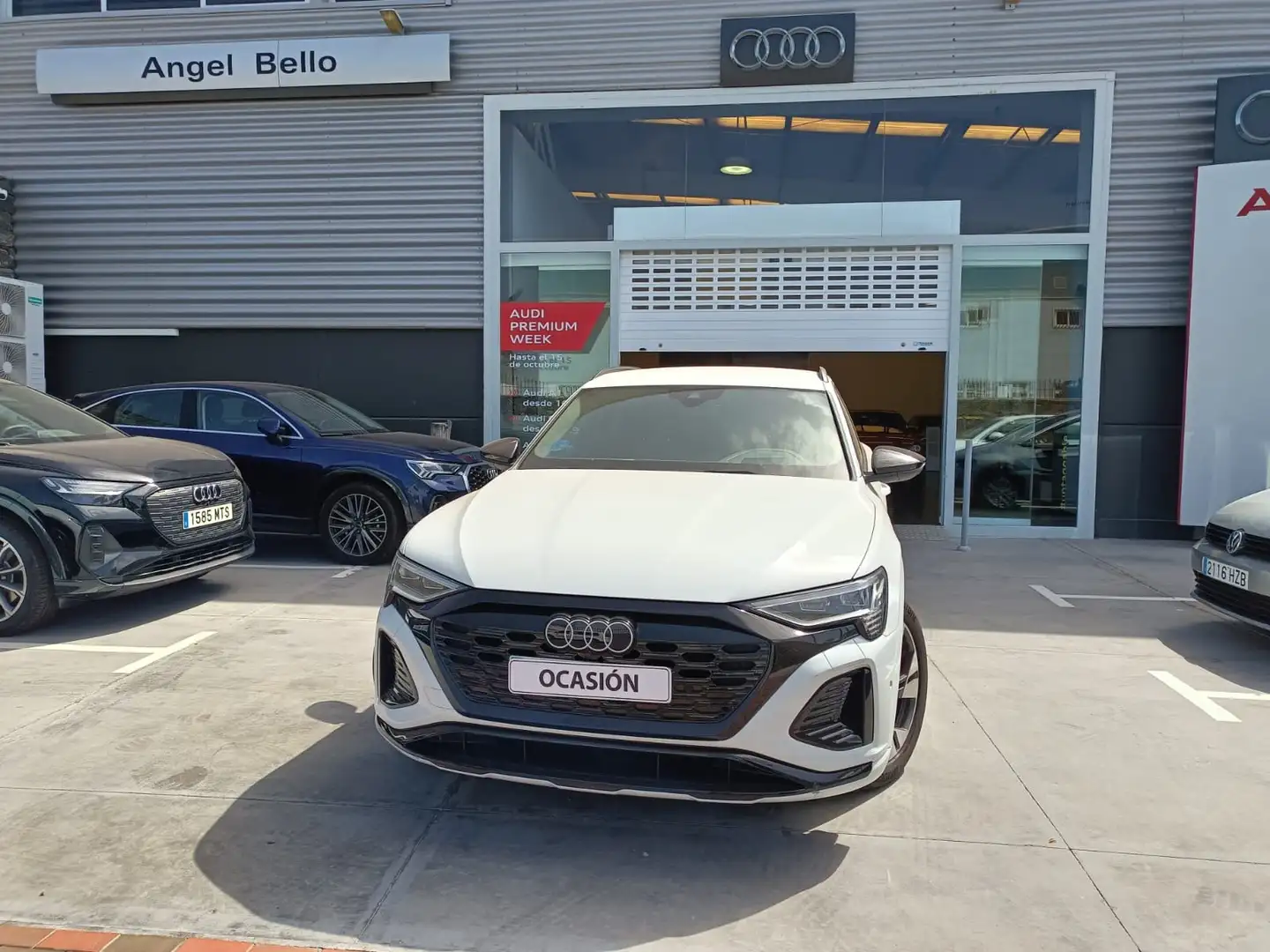 Audi Q8 e-tron 55 quattro S line Blanco - 1
