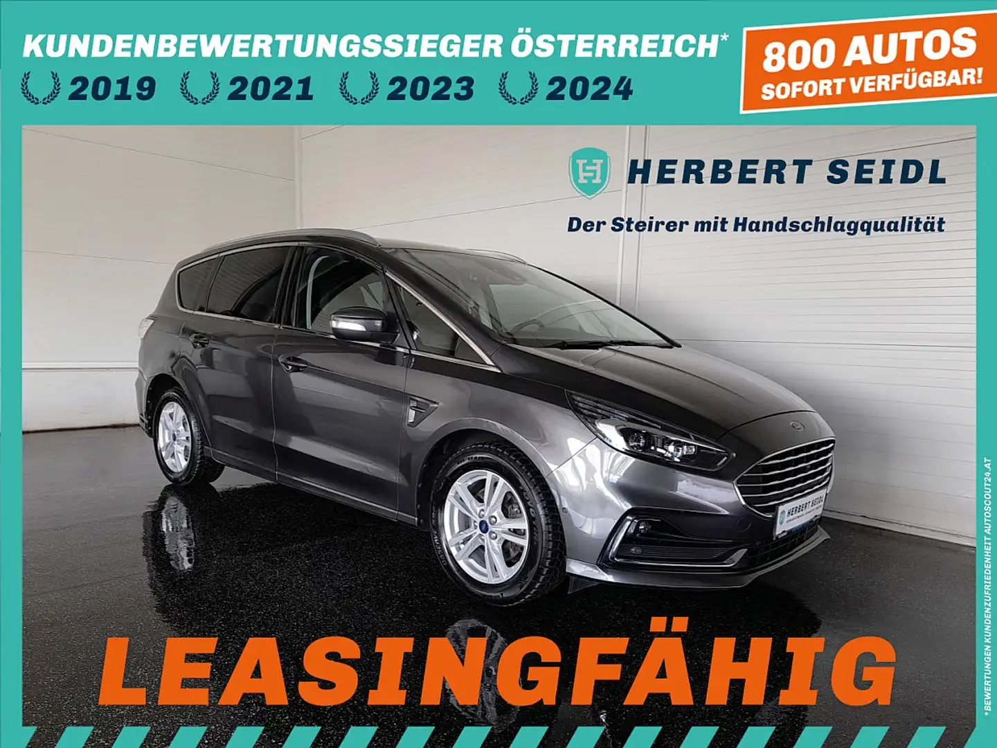 Ford S-Max S-MAX TITANIUM 2,0 EcoBlue Aut. *7-SITZE / MATR... Grau - 1