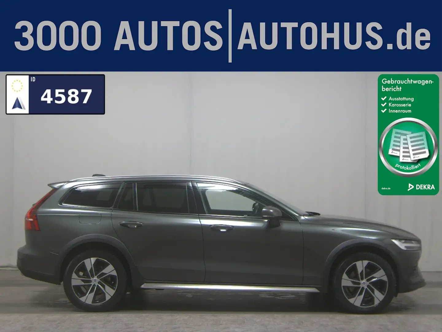 Volvo V60 Cross Country B4 D AWD Navi LED Pano H-K AHK Grau - 1