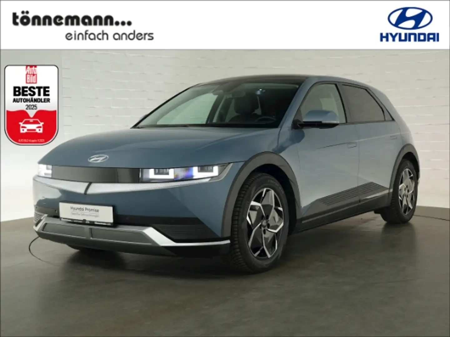 Hyundai IONIQ 5 TECHNIQ 77,4kWh+VOLL-LED+NAVI+PANORAMADACH+WÄRMEPU Albastru - 1