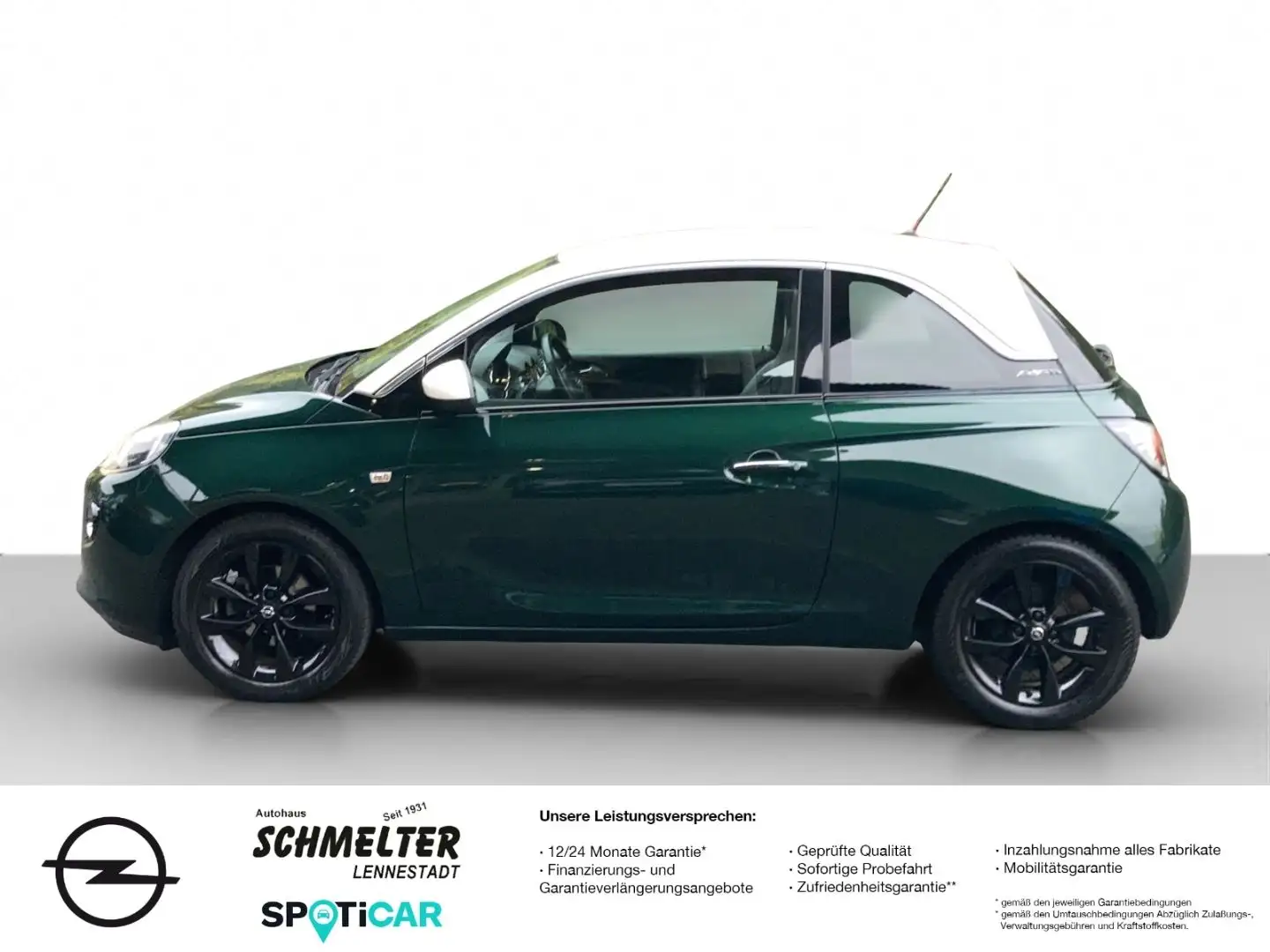 Opel Adam 120 Jahre 100 PS Multimedia Alu DAB usw. Grün - 2