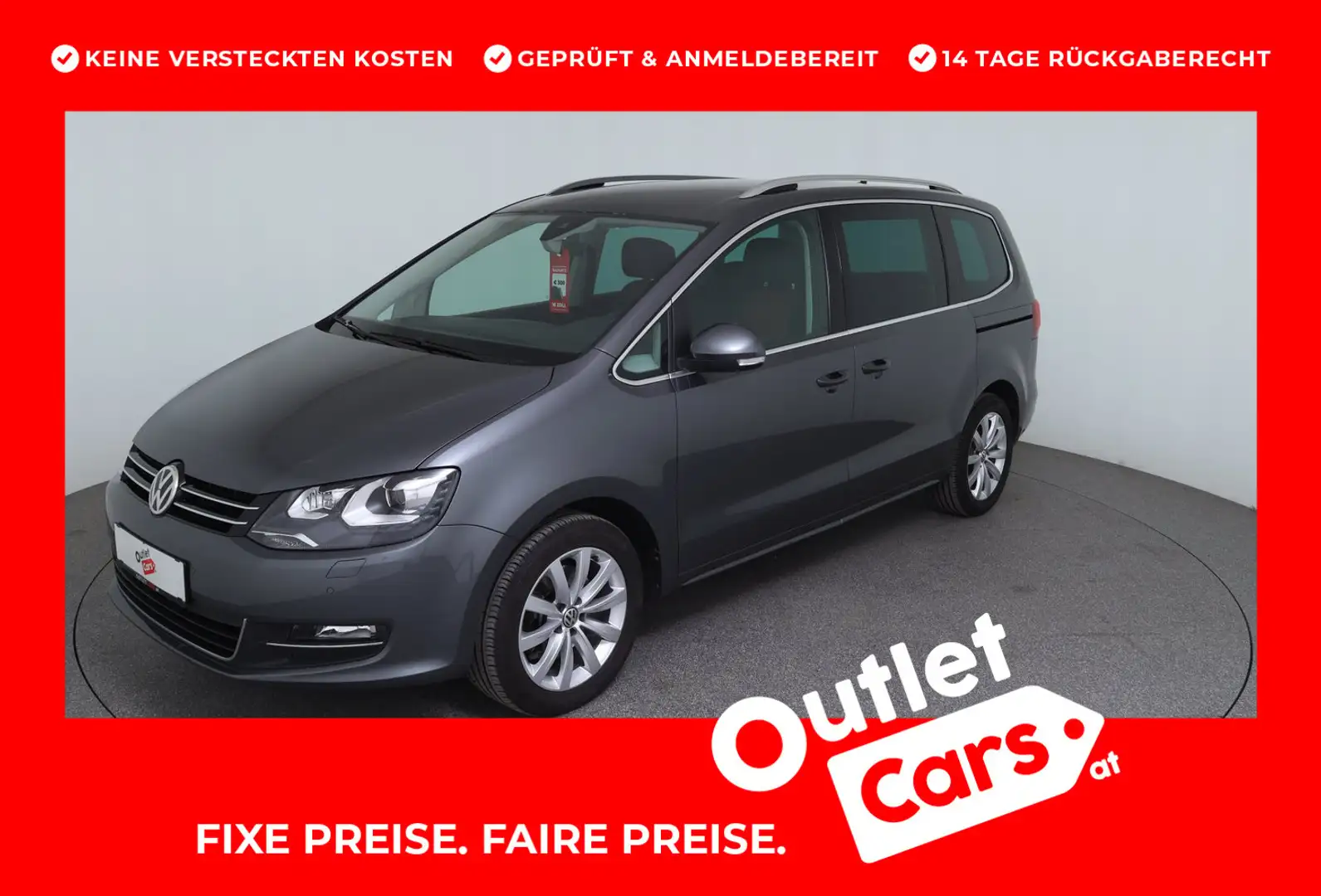 Volkswagen Sharan Business+ TDI SCR 5-Sitzer Сірий - 1