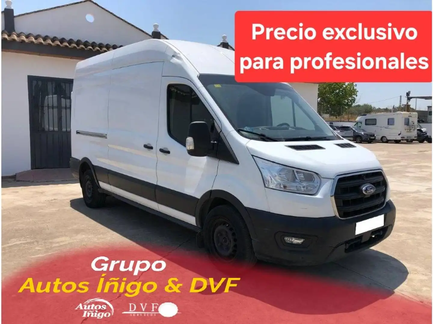 Ford Transit FT 350 L2 Van MHEV Trend 130 Wit - 1