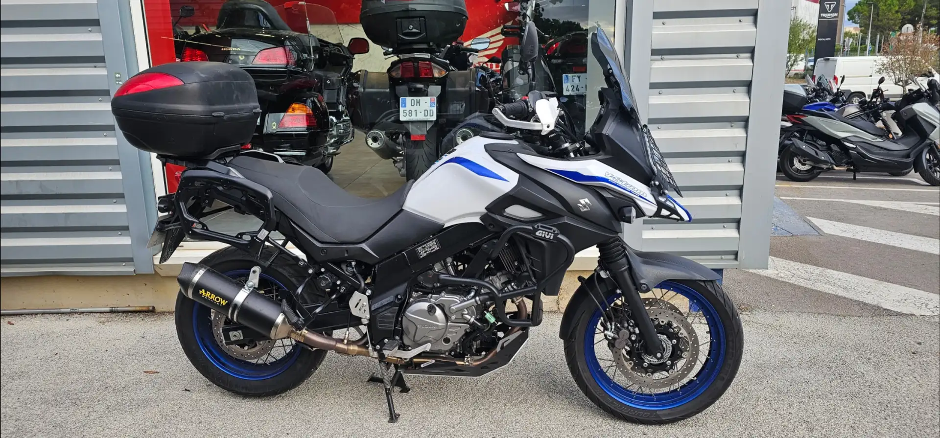 Suzuki V-Strom 650 XT Blanc - 1