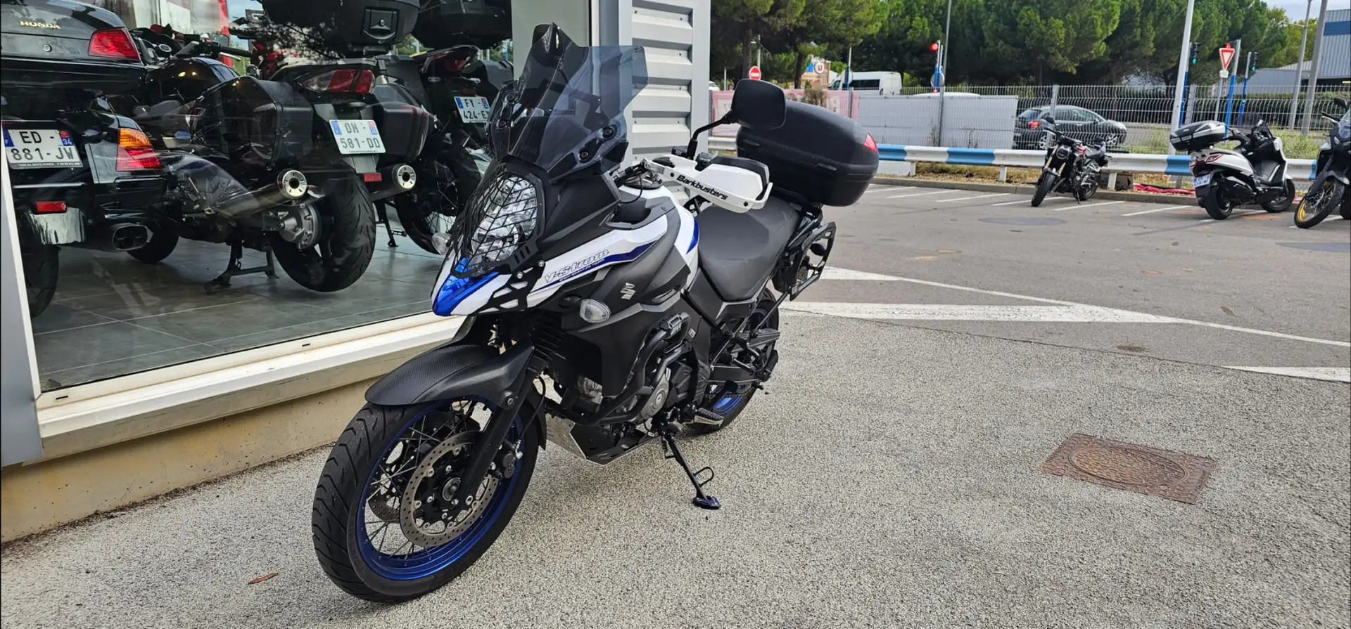 Suzuki V-Strom 650 XT Blanc - 2