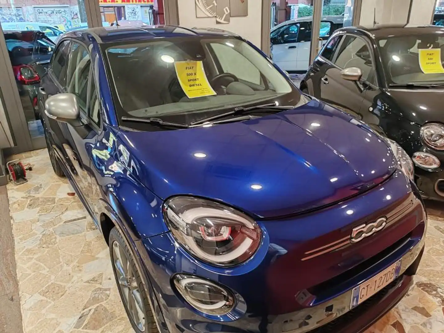 Fiat 500X 1.3 mJet Sport 95cv Bleu - 1