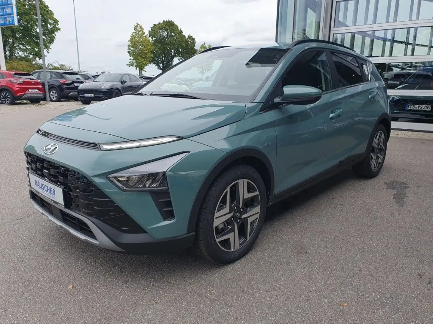 Hyundai BAYON 1.0 T-GDI 48V-Hybrid DCT Prime Grün - 1