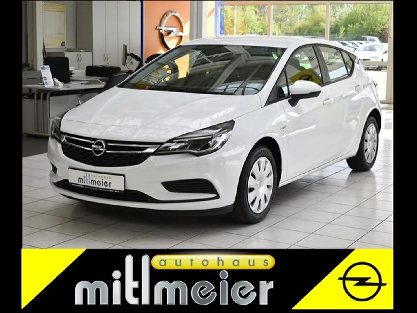 Opel Astra K 1.0T Klima PDC Euro 6 D-TEMP Blanc - 1