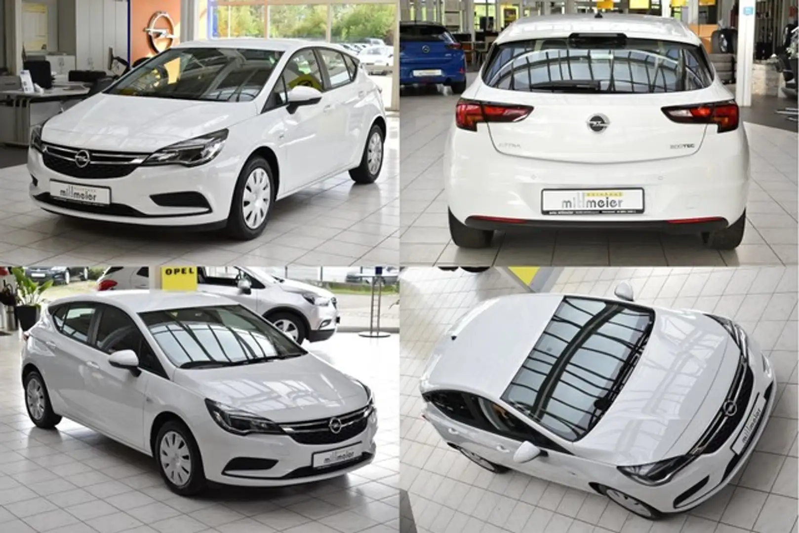 Opel Astra K 1.0T Klima PDC Euro 6 D-TEMP Blanc - 2