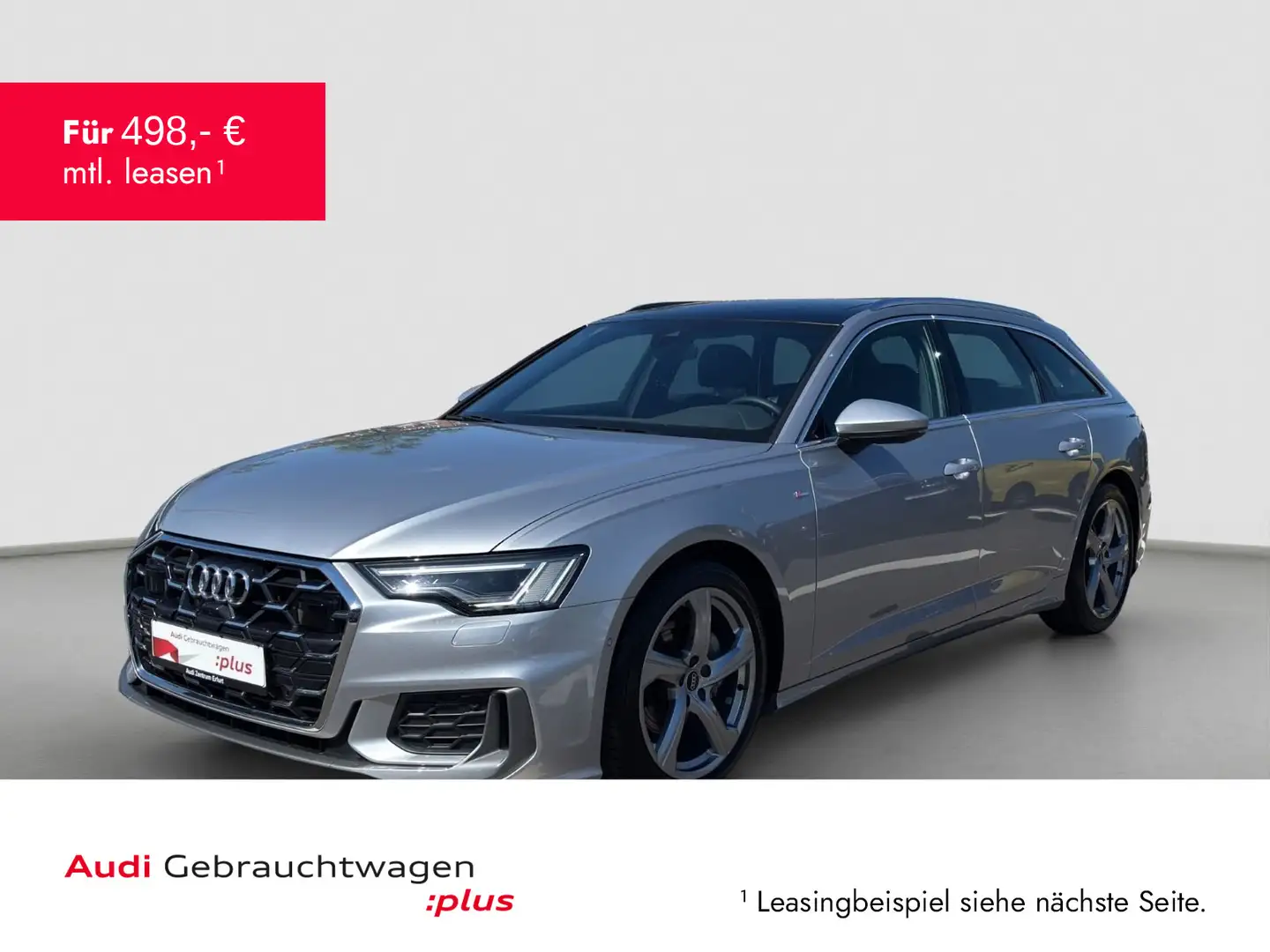 Audi A6 40 TDI quattro S-tronic S line Matrix-L Silber - 1