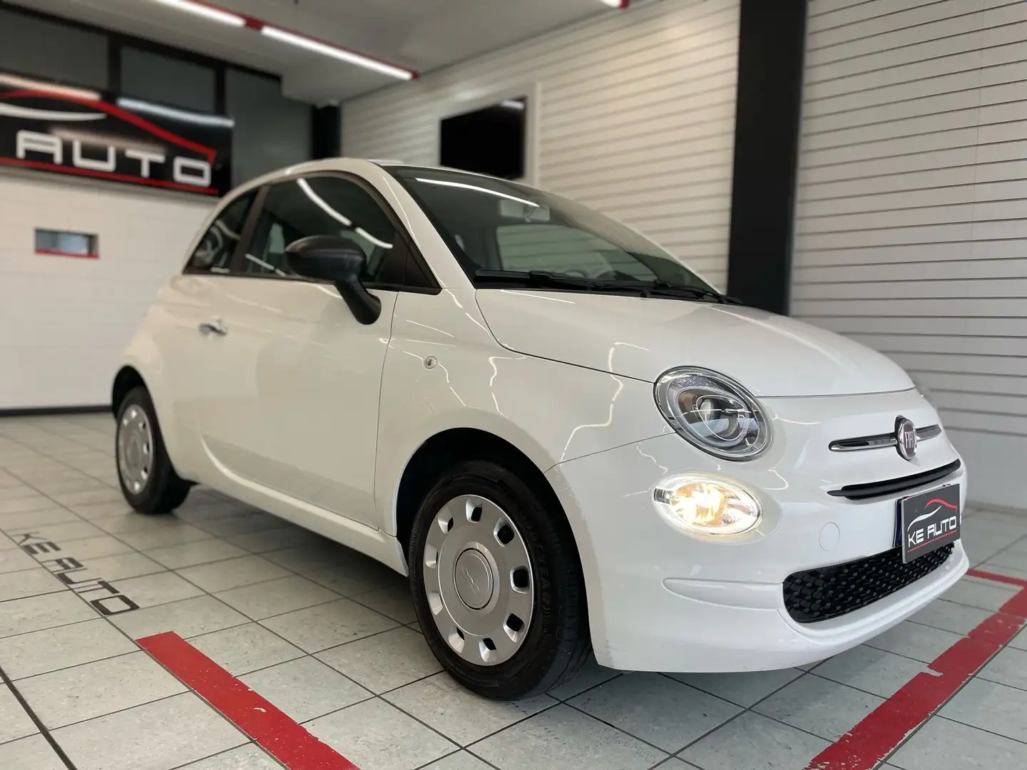 Fiat 500 1.0 hybrid 70cv Weiß - 2