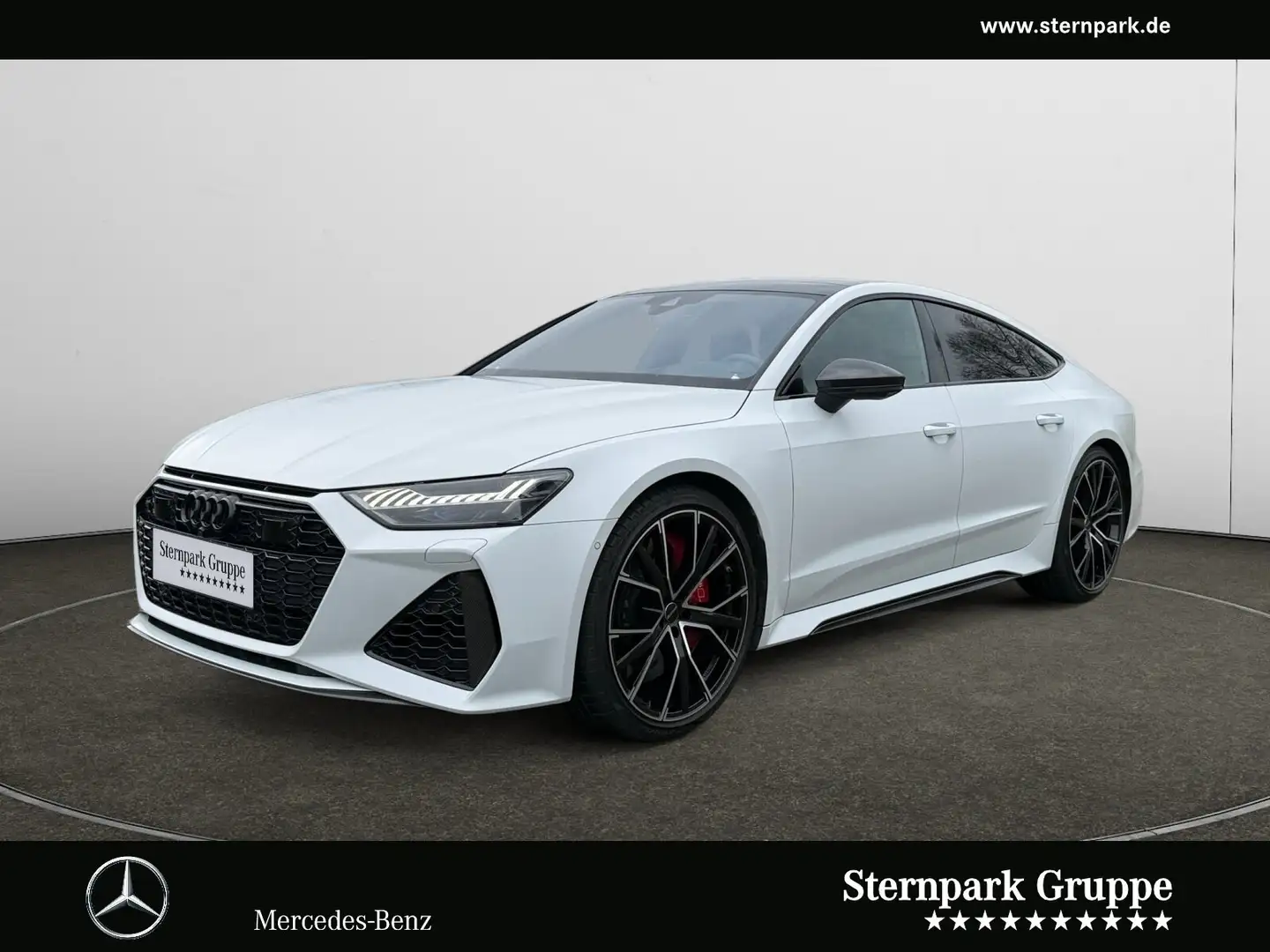 Audi RS7 RS 7 Sportback +Keramik+Carbon+Pano+305km/h+HuD+ Weiß - 1