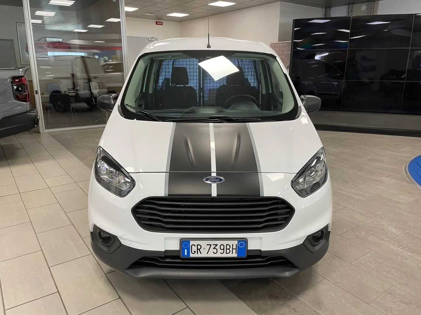 Ford Transit Courier VAN 1.0 benzina 100cv.  TREND , AUTOCARRO 2 POSTI Wit - 2