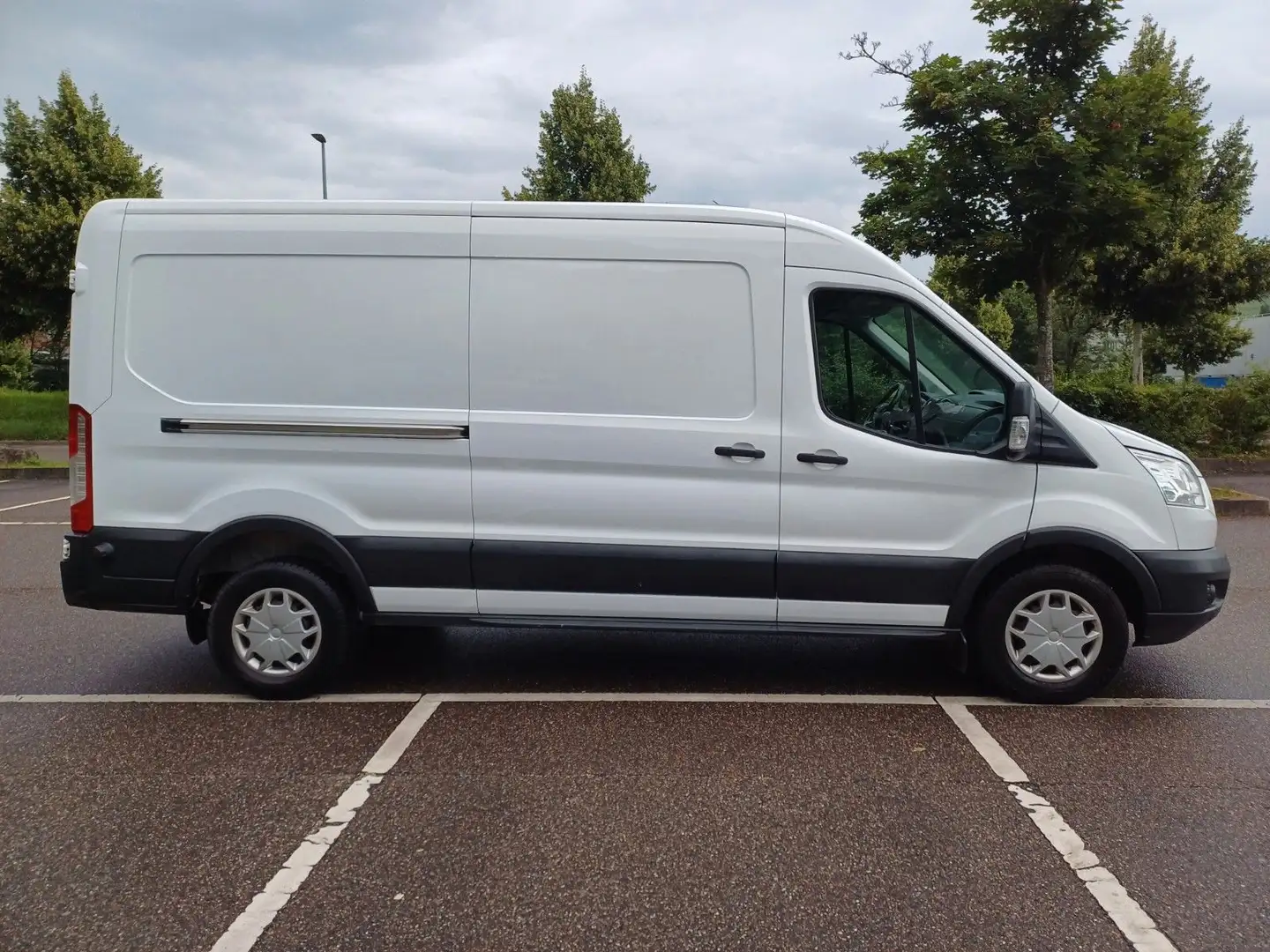 Ford Transit Kasten 350 L3, StandHZG, Klima, PDC,Temp Weiß - 2