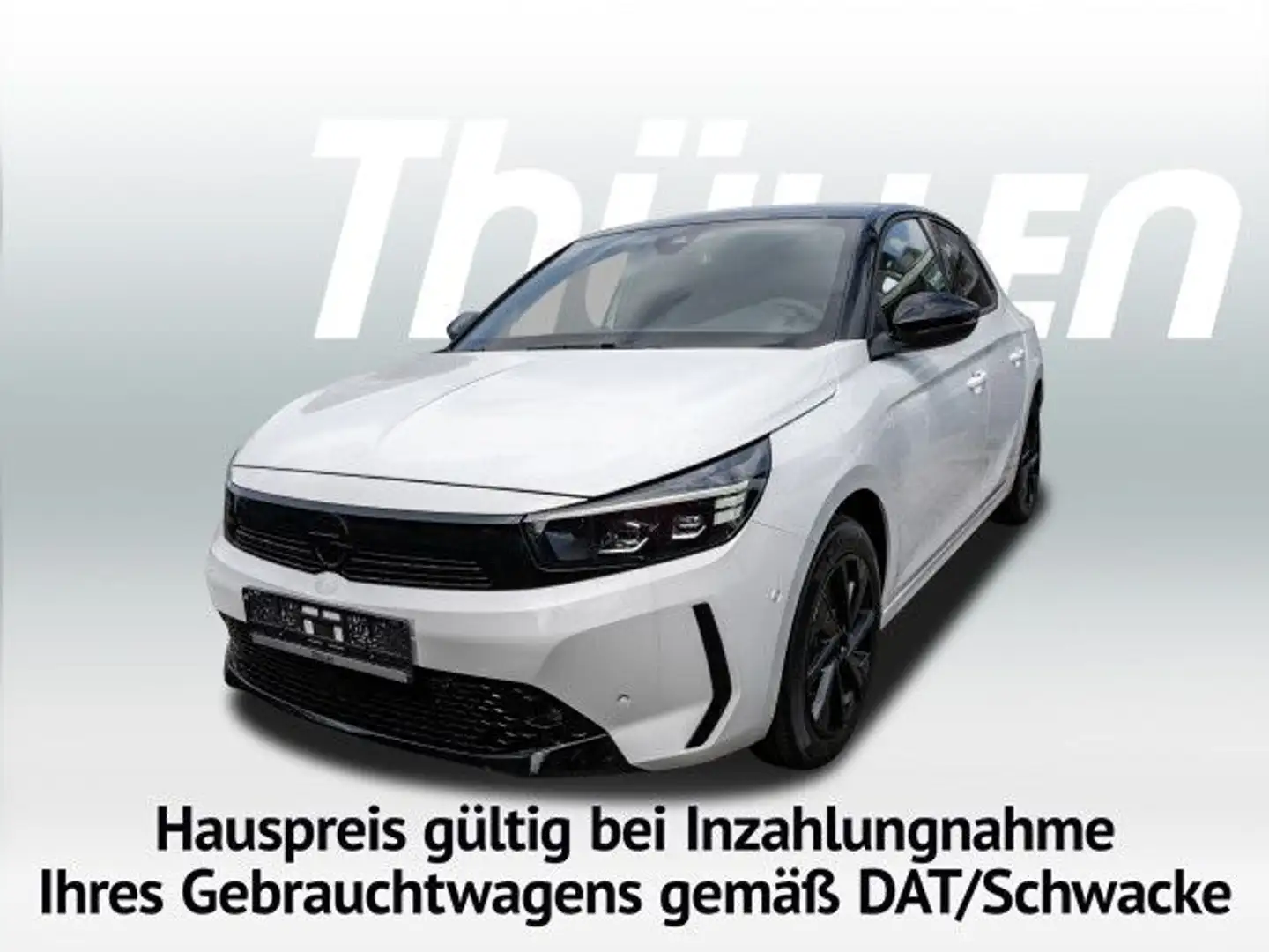 Opel Corsa F GS 1.2 DCT CarPlay SHZ Bluetooth Navi Klim Weiß - 1
